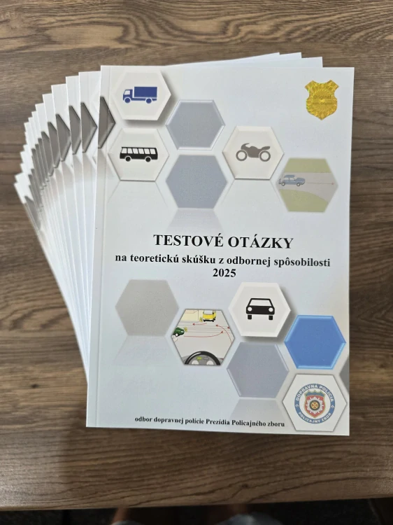 Tlač a väzba testových otázok formát A5 pre všetky skupiny