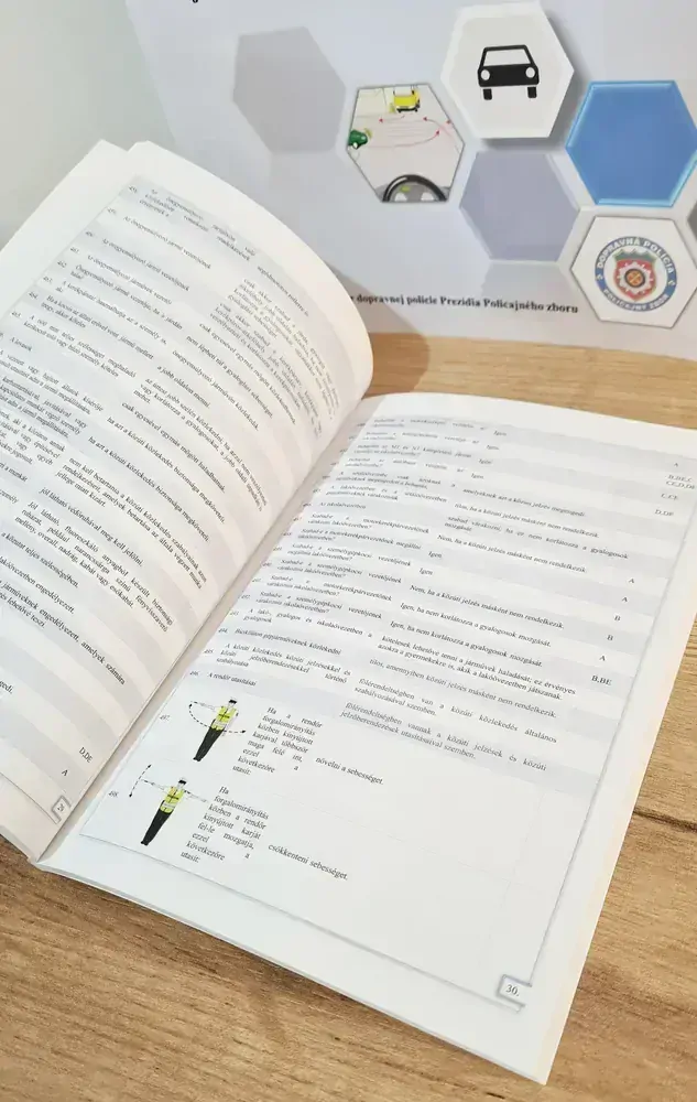 Tlač a väzba testových otázok formát A4 v maďarskom jazyku